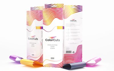 ColorCuts papier mèches réutilisable pour les colorations capillaires